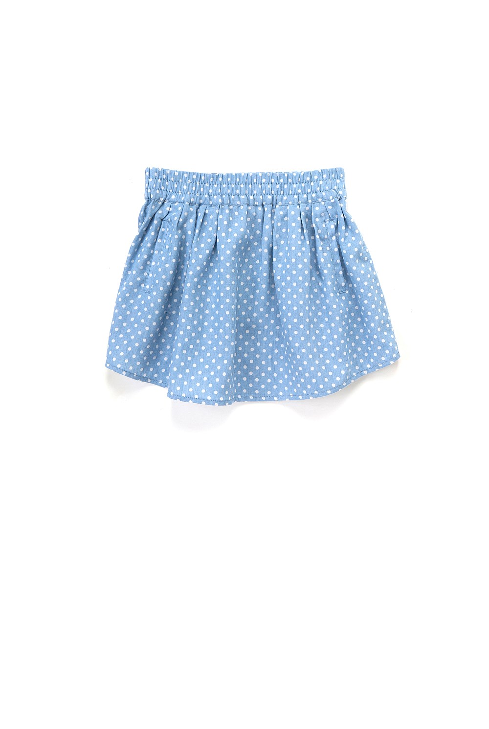 Spot Chambray Skirt