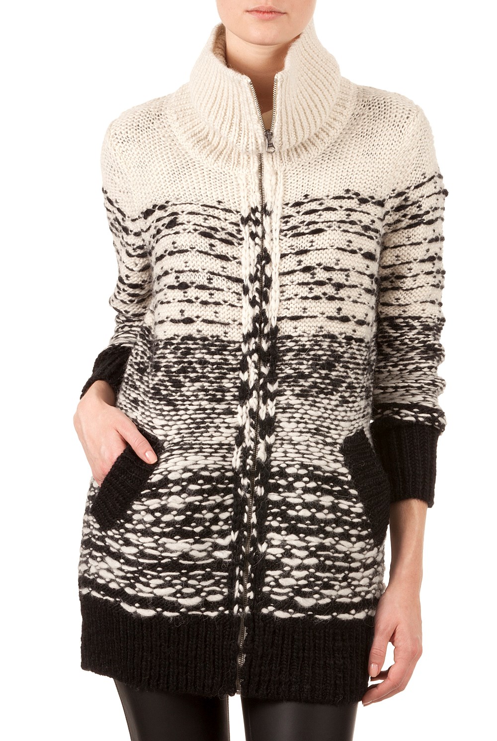 Slub Boyfriend Cardigan