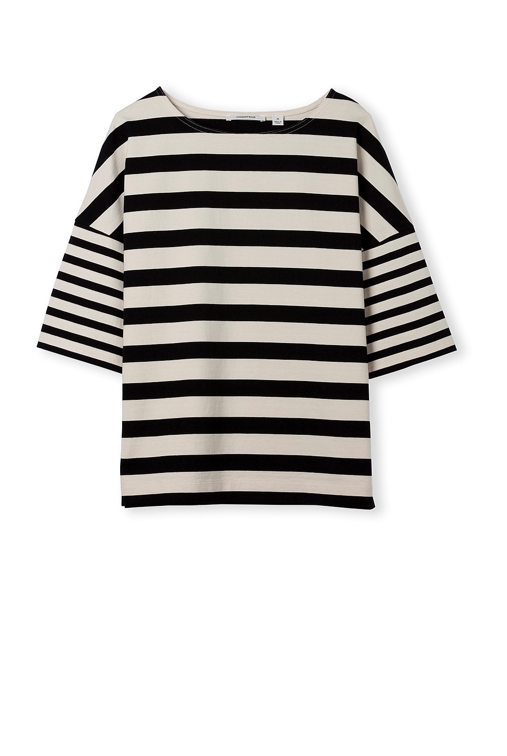 Kimono Sleeve Stripe T-Shirt