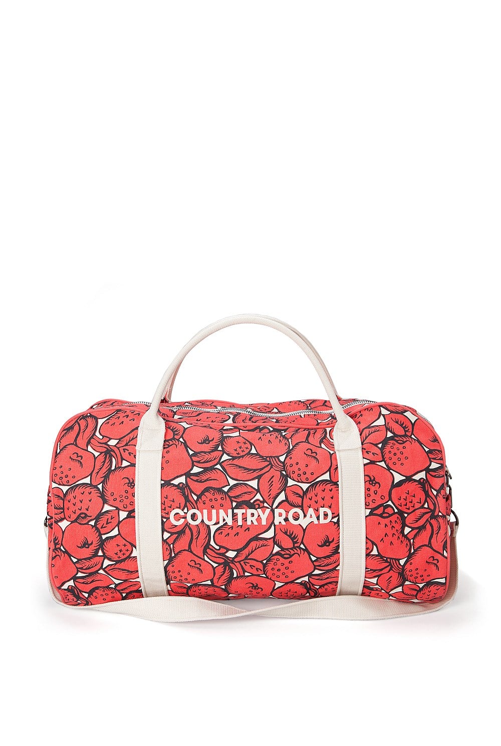 Fruit Print Logo Tote