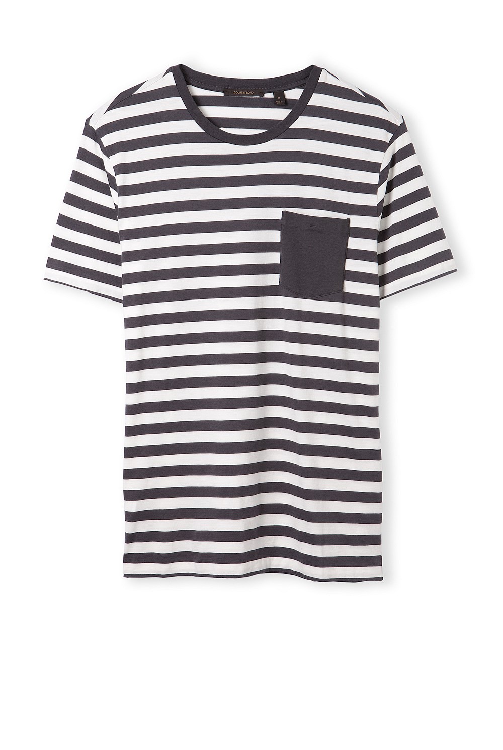 Stripe Pocket Detail T-Shirt