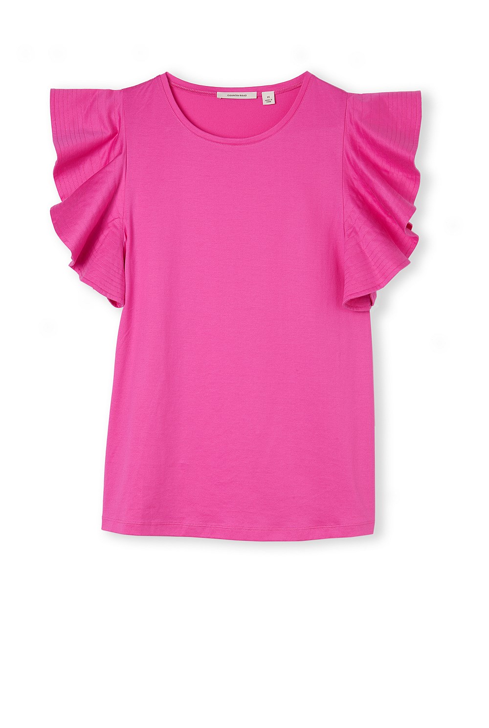 Ruffle Sleeve T-Shirt