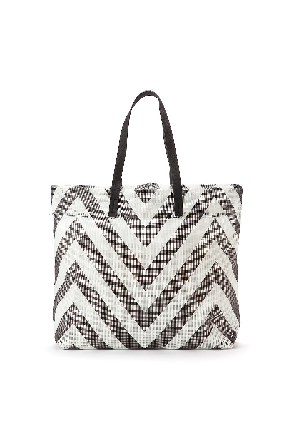 Mesh Chevron Tote