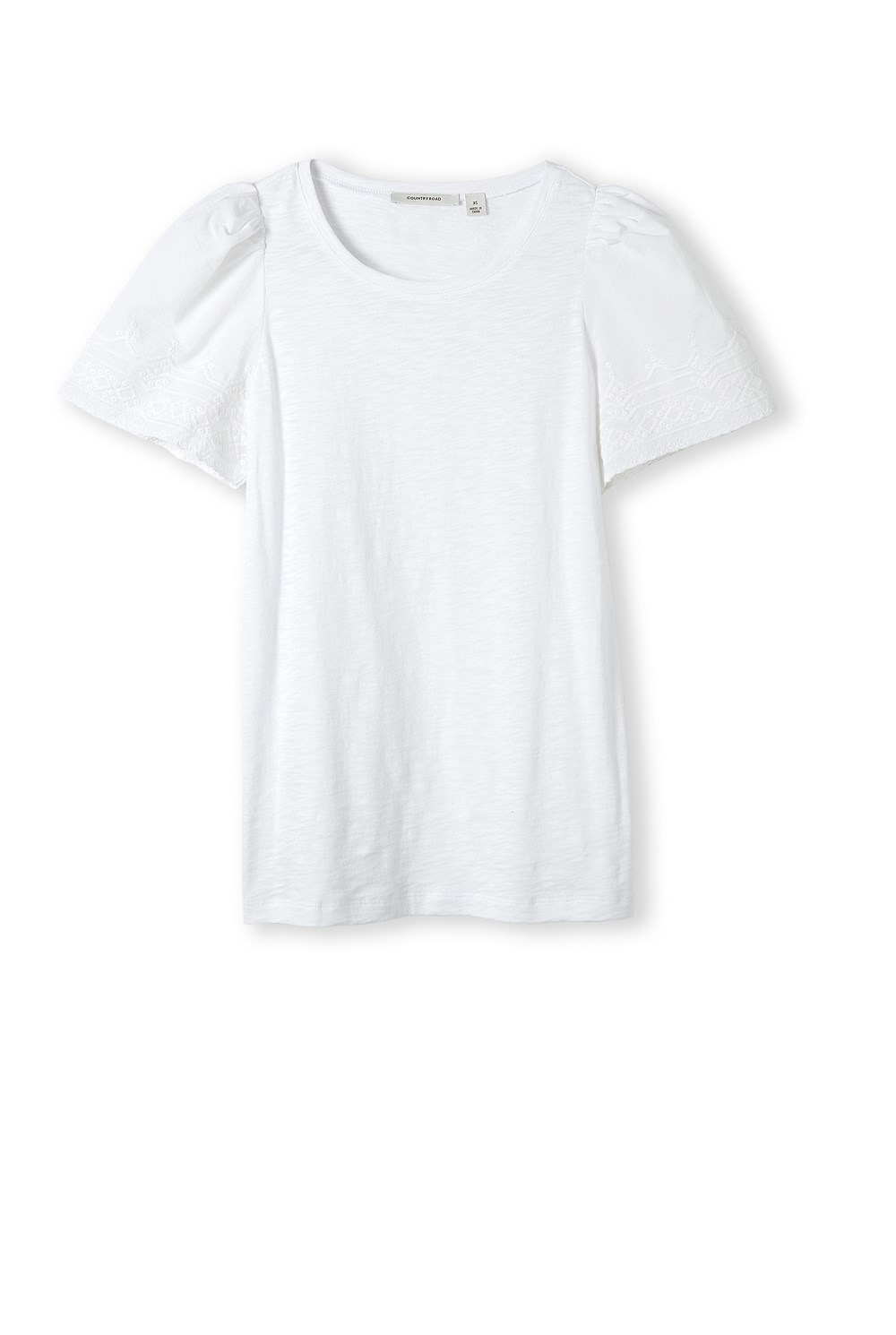Embroidered Sleeve T-Shirt