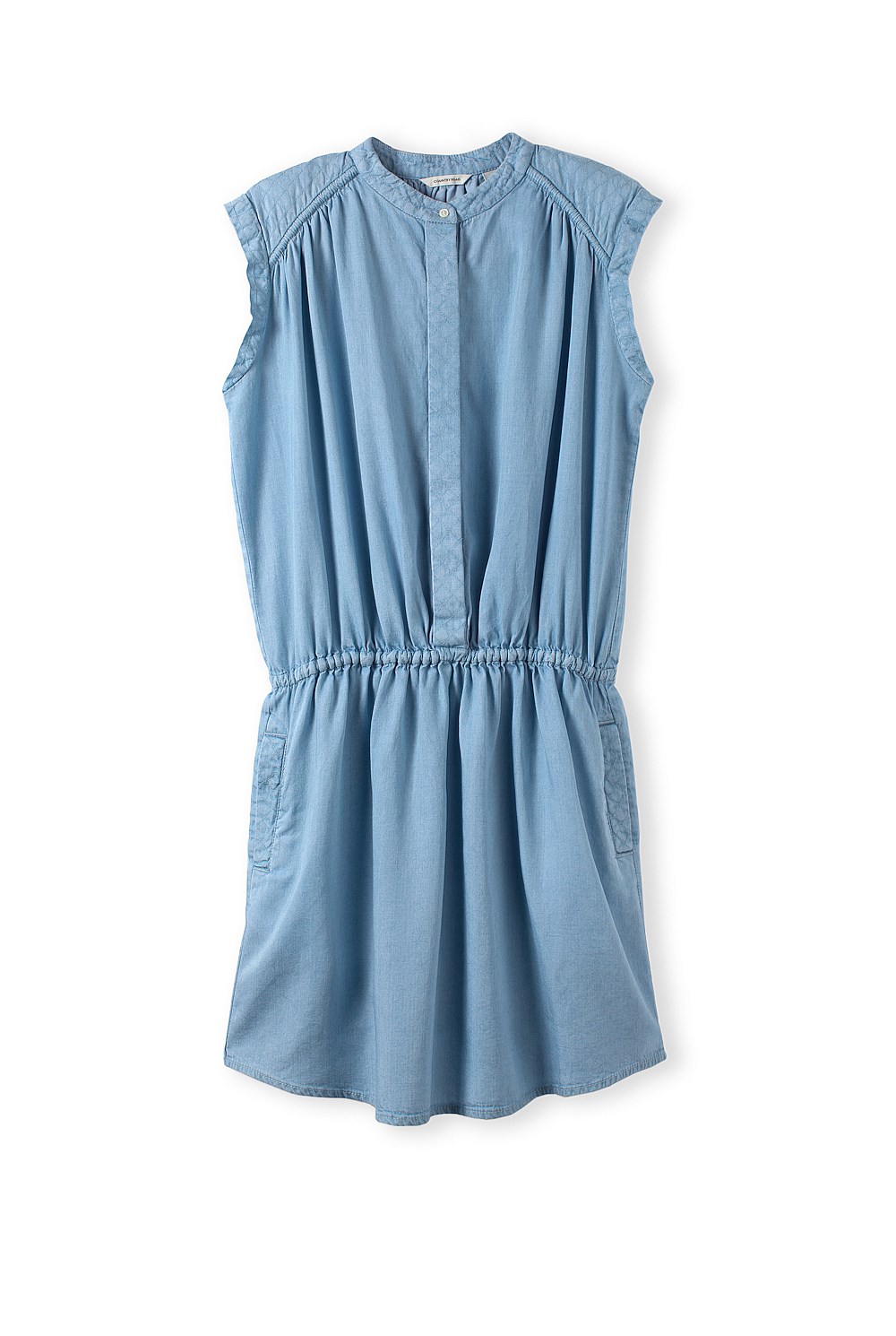 Chambray Quilted Dress