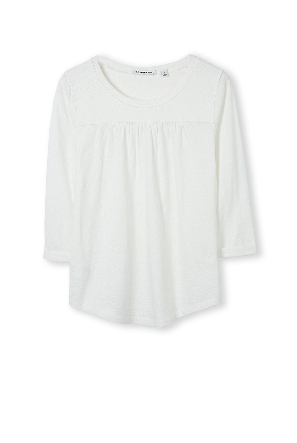 Quilted Shoulder T-Shirt