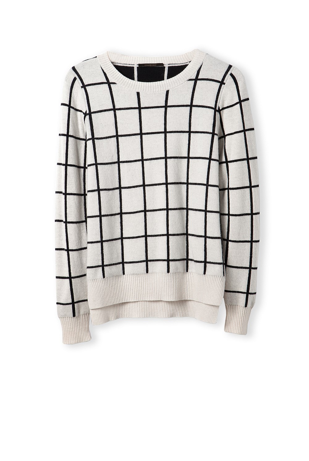 Grid Jacquard Knit