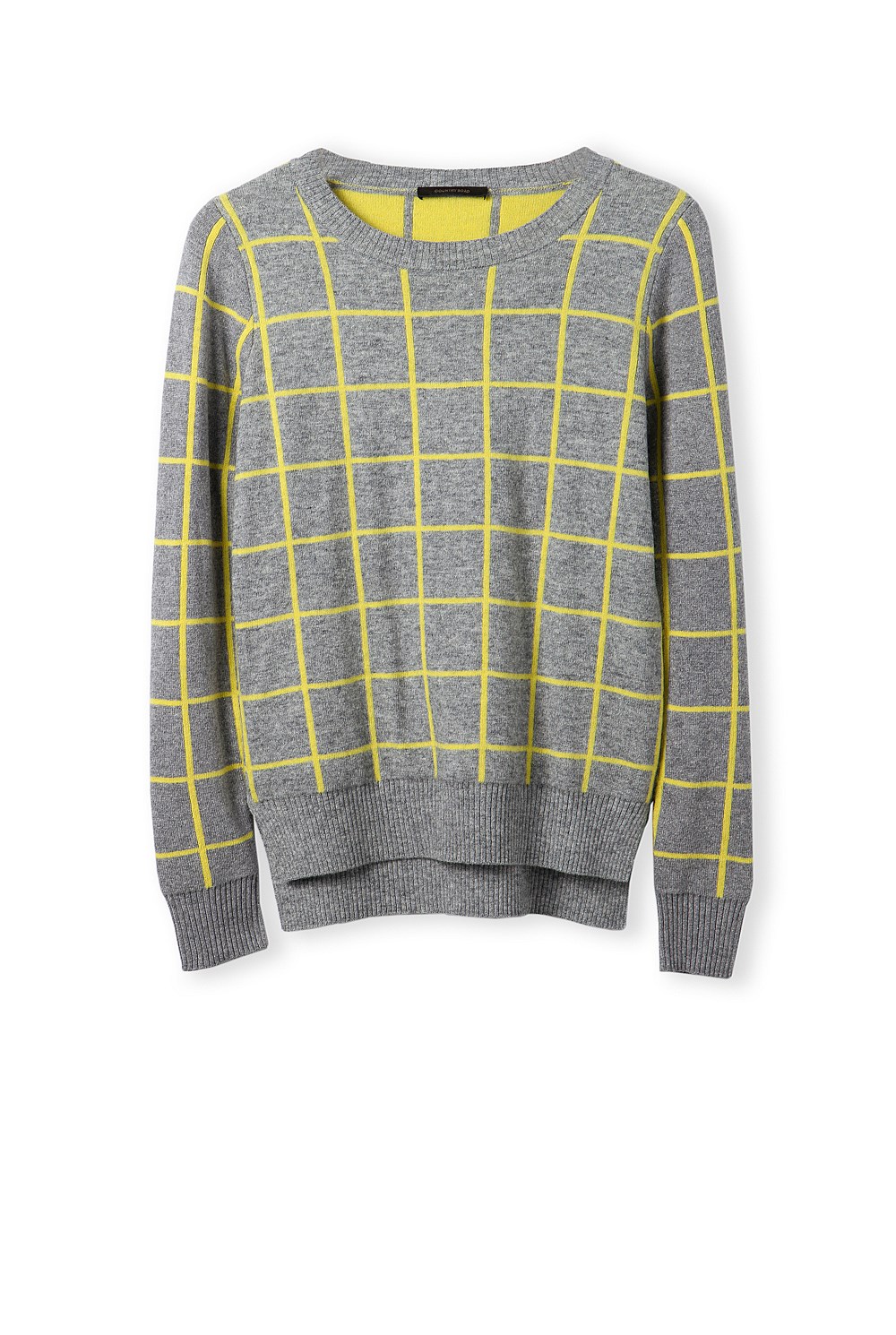 Grid Jacquard Knit