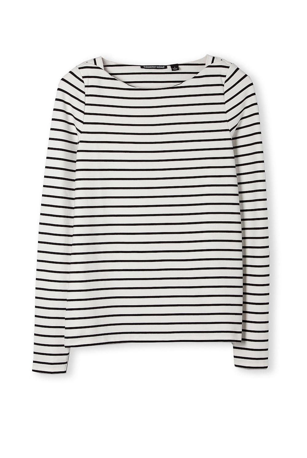Ponte Yarn Stripe T-Shirt