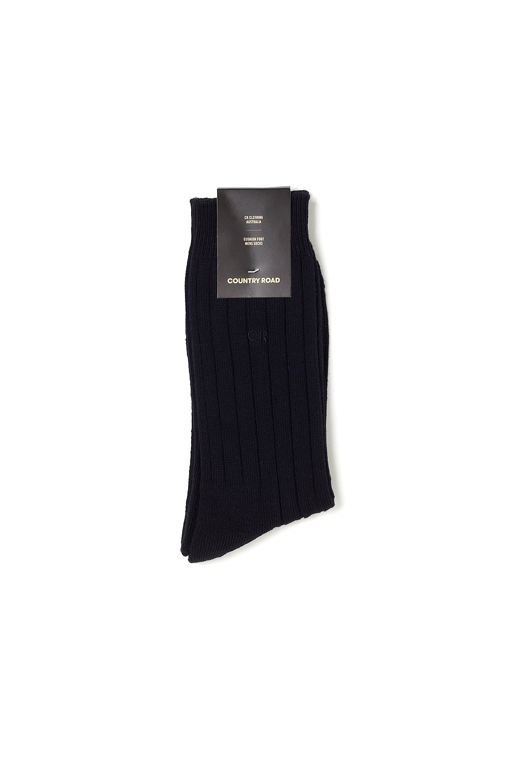 Embroidered Chunky Rib Socks