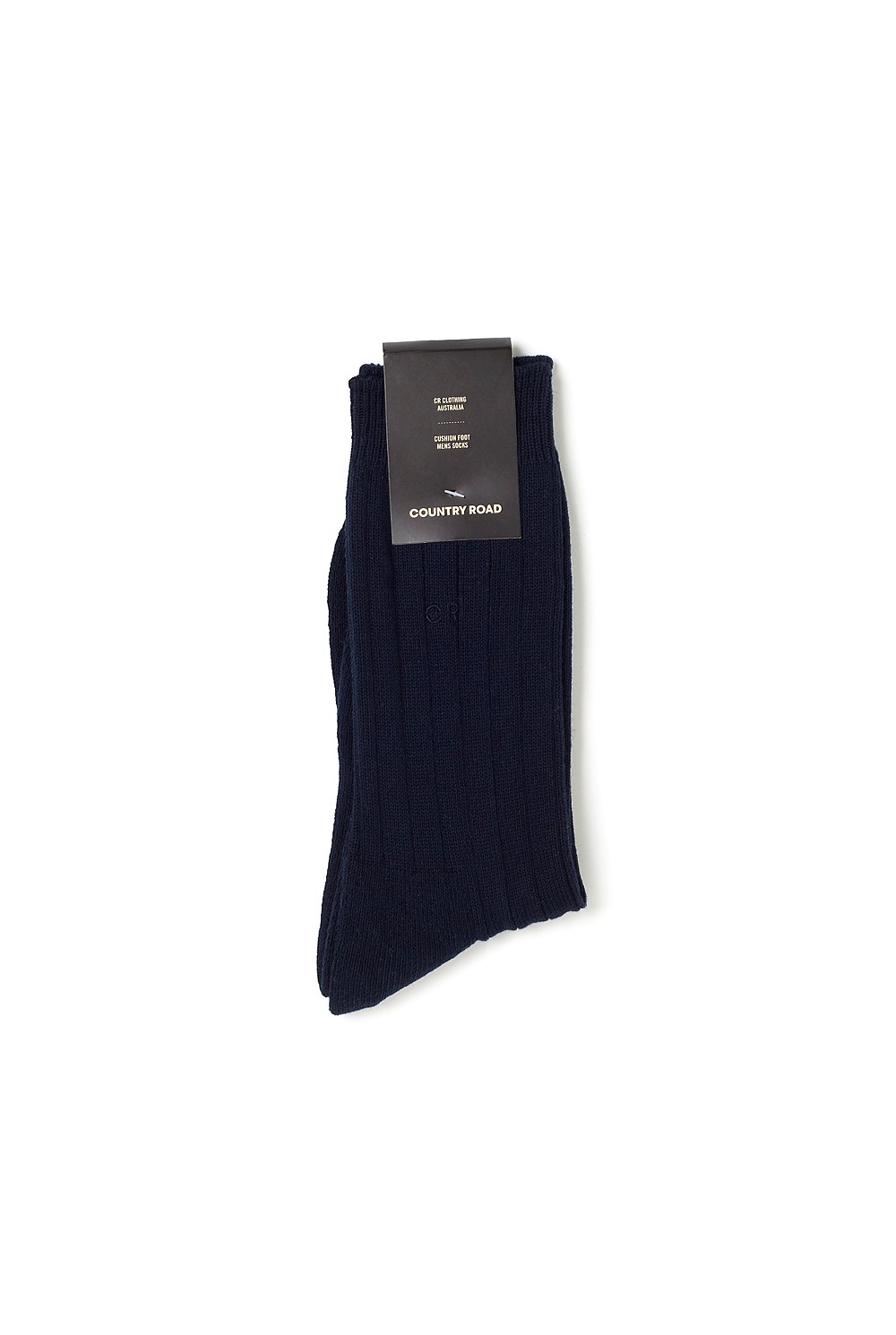 Embroidered Chunky Rib Socks