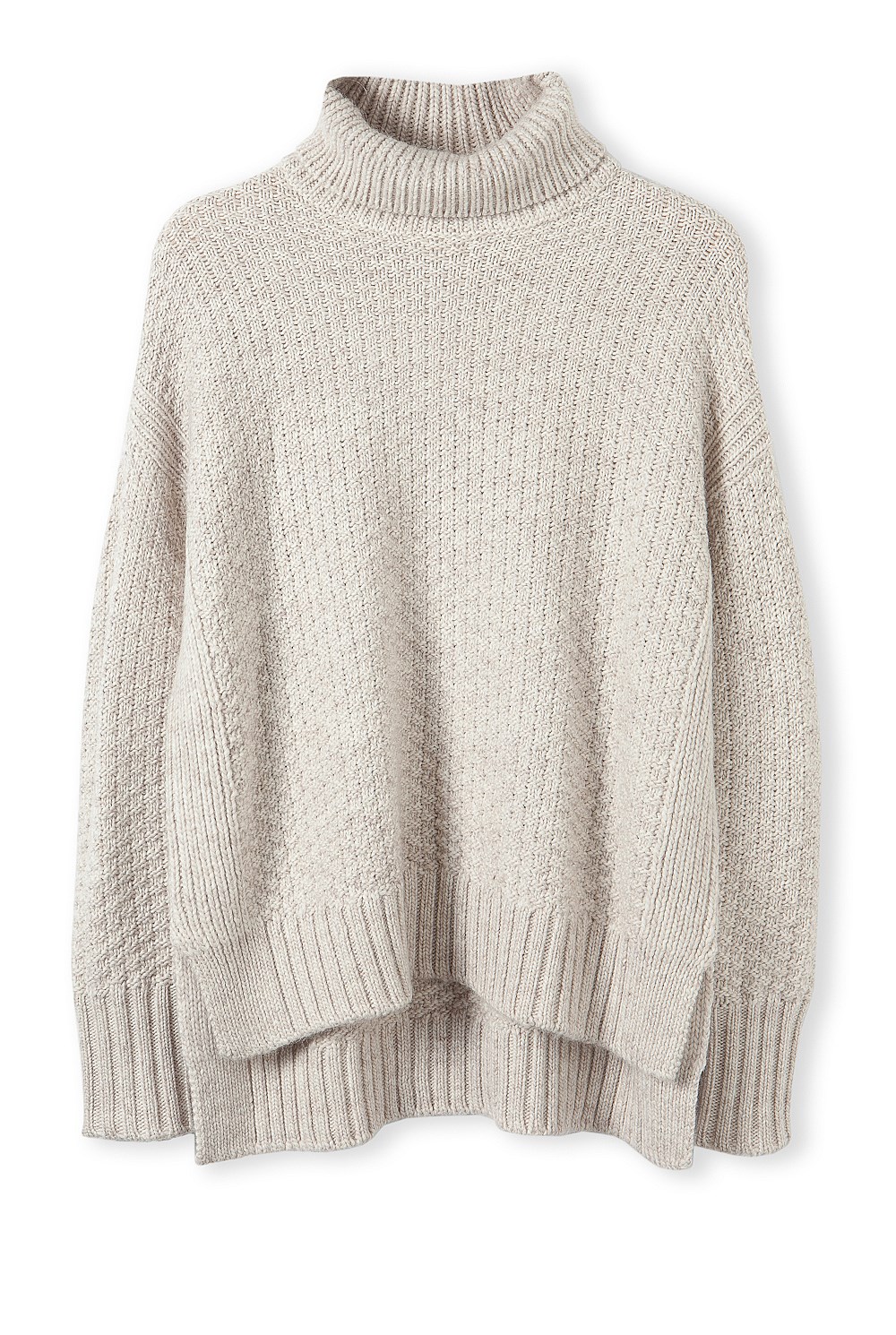 Stitch Boxy Roll Neck