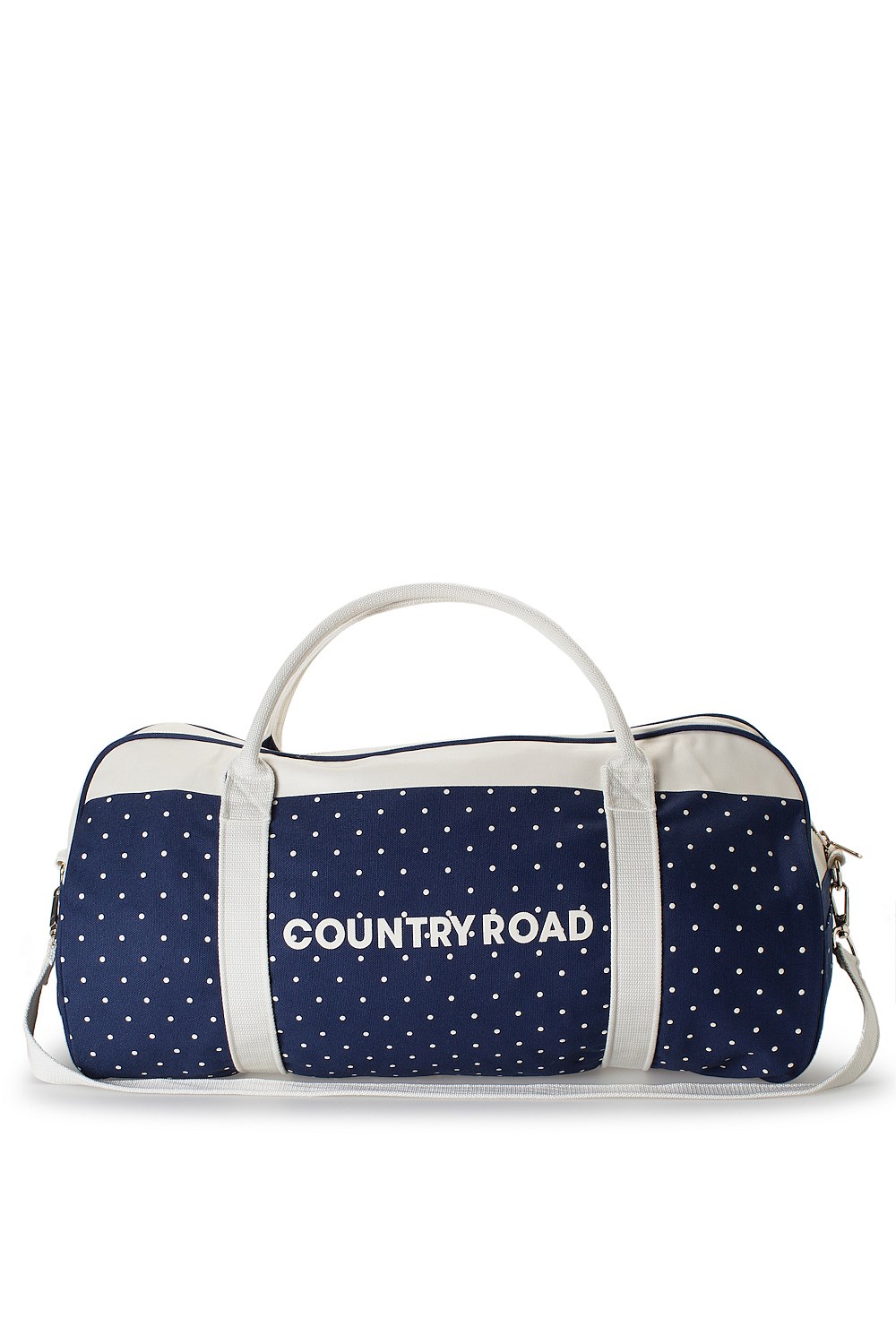 Pin Dot Stripe Logo Tote