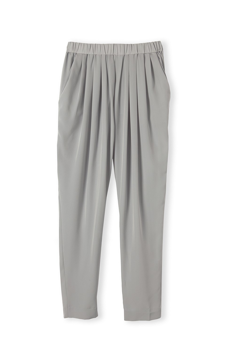 Pleat Front Drape Pant