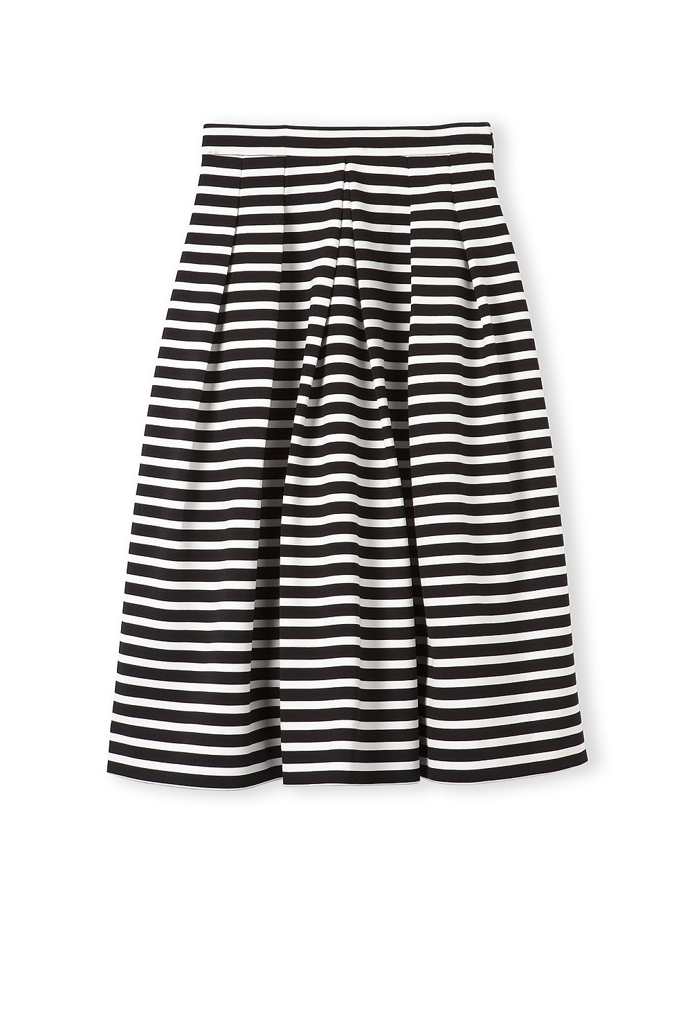 Stripe Midi Skirt