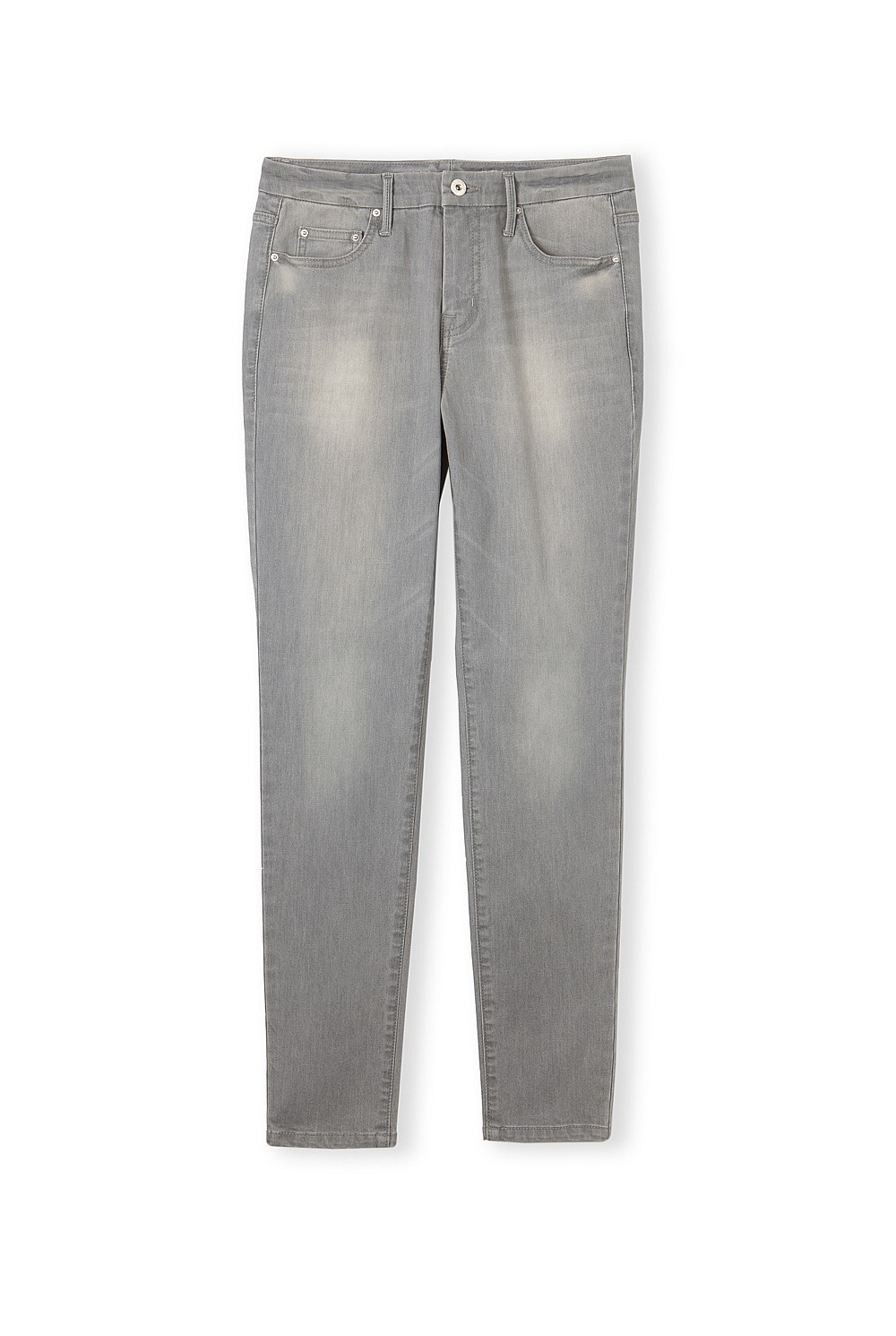 Mid Rise Crop Denim Jean