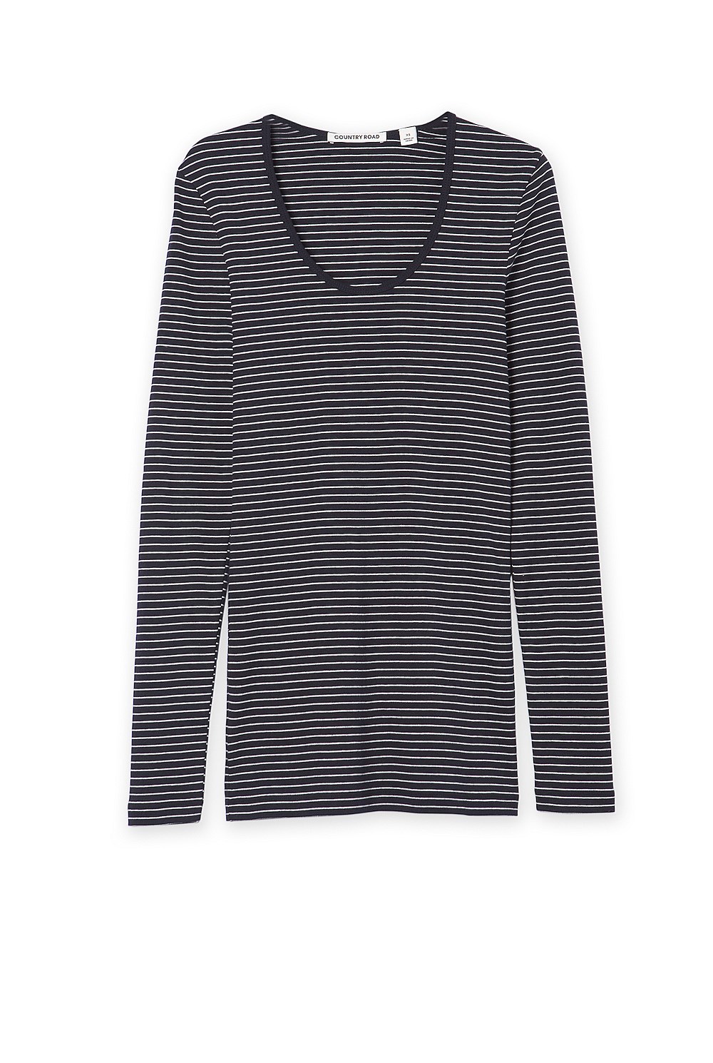 Mini Stripe Scoop T-Shirt