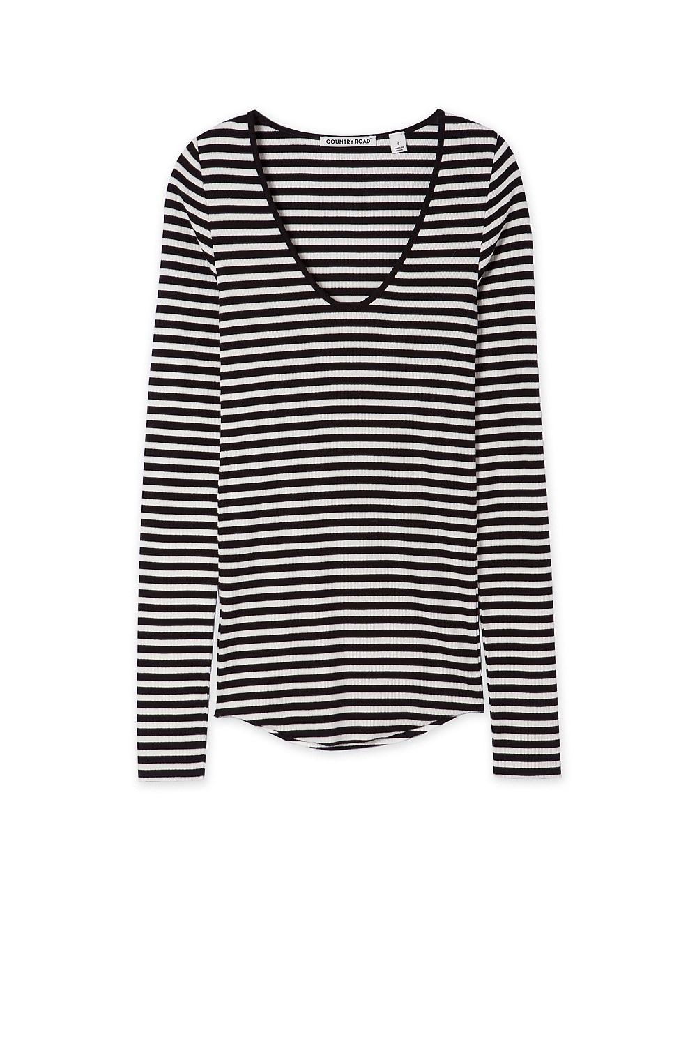 Stripe Rib T-Shirt