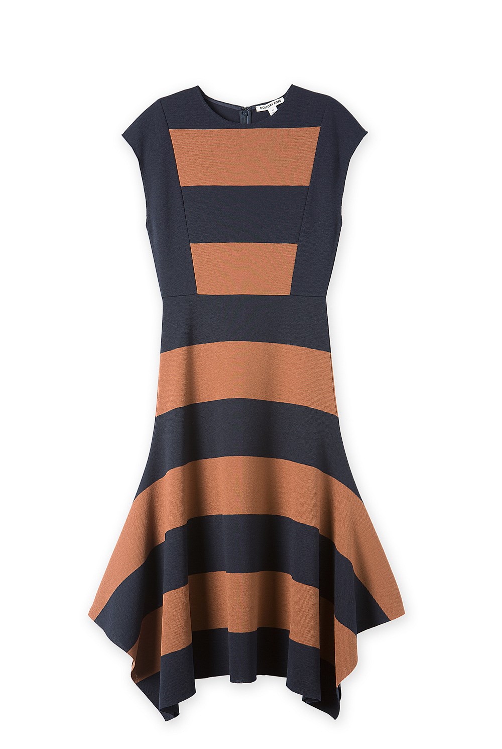 Pique Block Stripe Dress