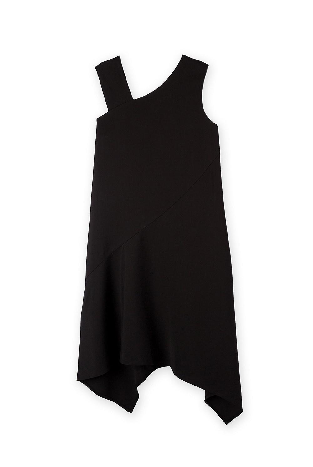 Asymmetric Hem Dress