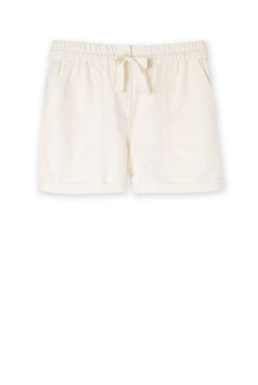 Linen Pocket Detail Short