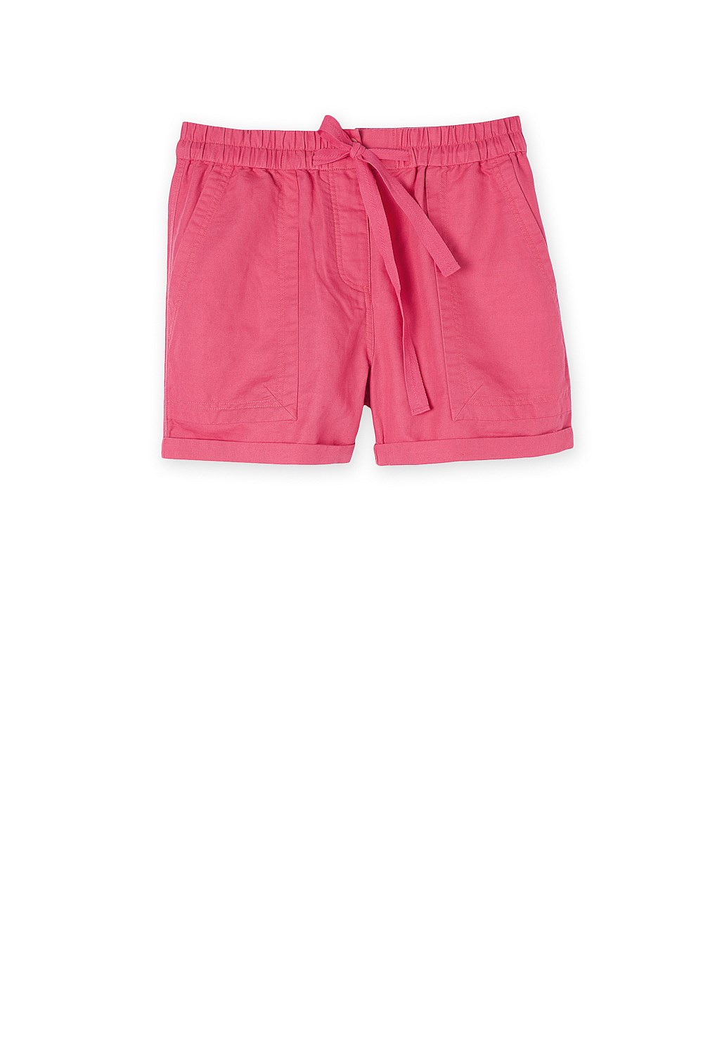 Linen Pocket Detail Short