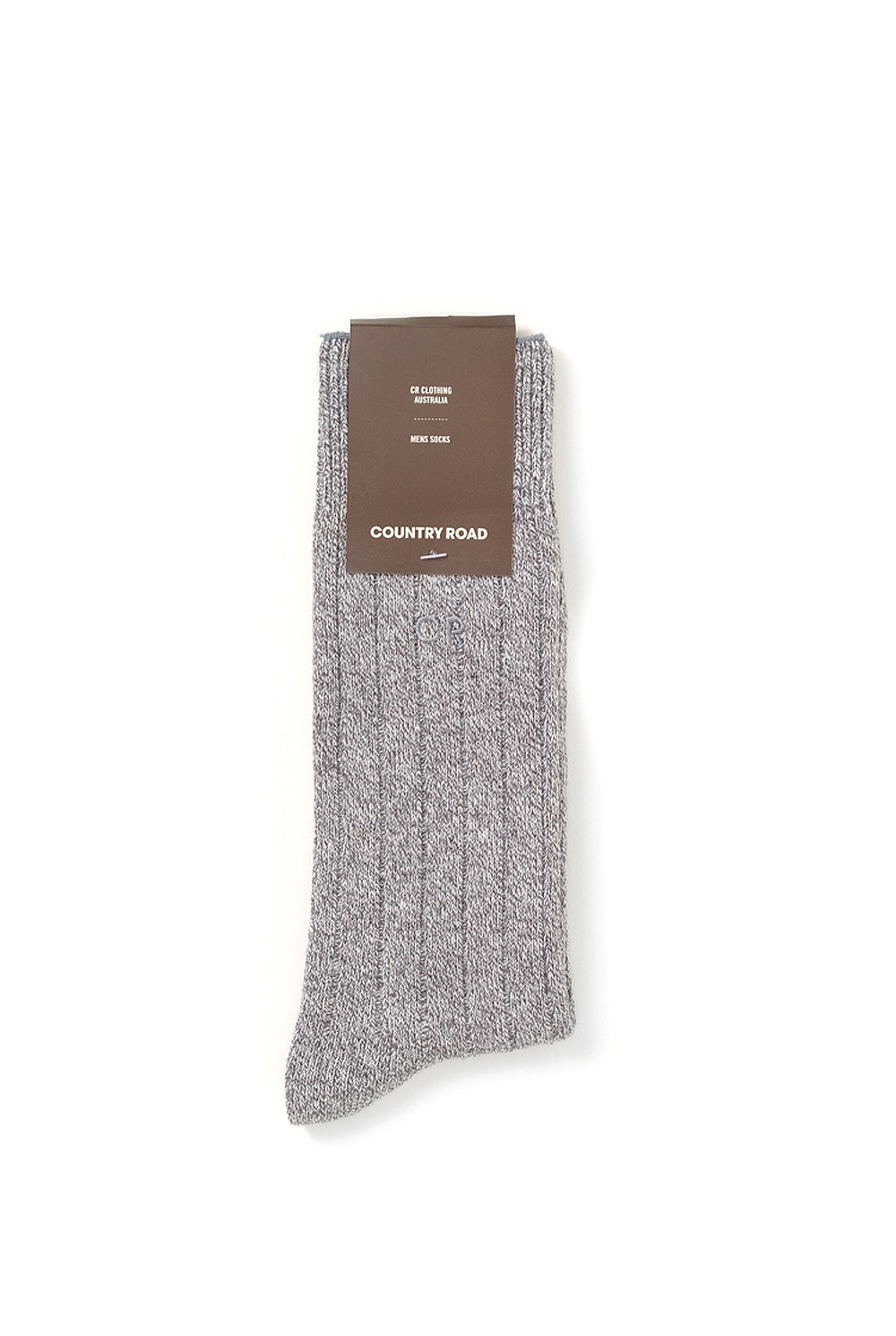 Textured Rib Crew Socks