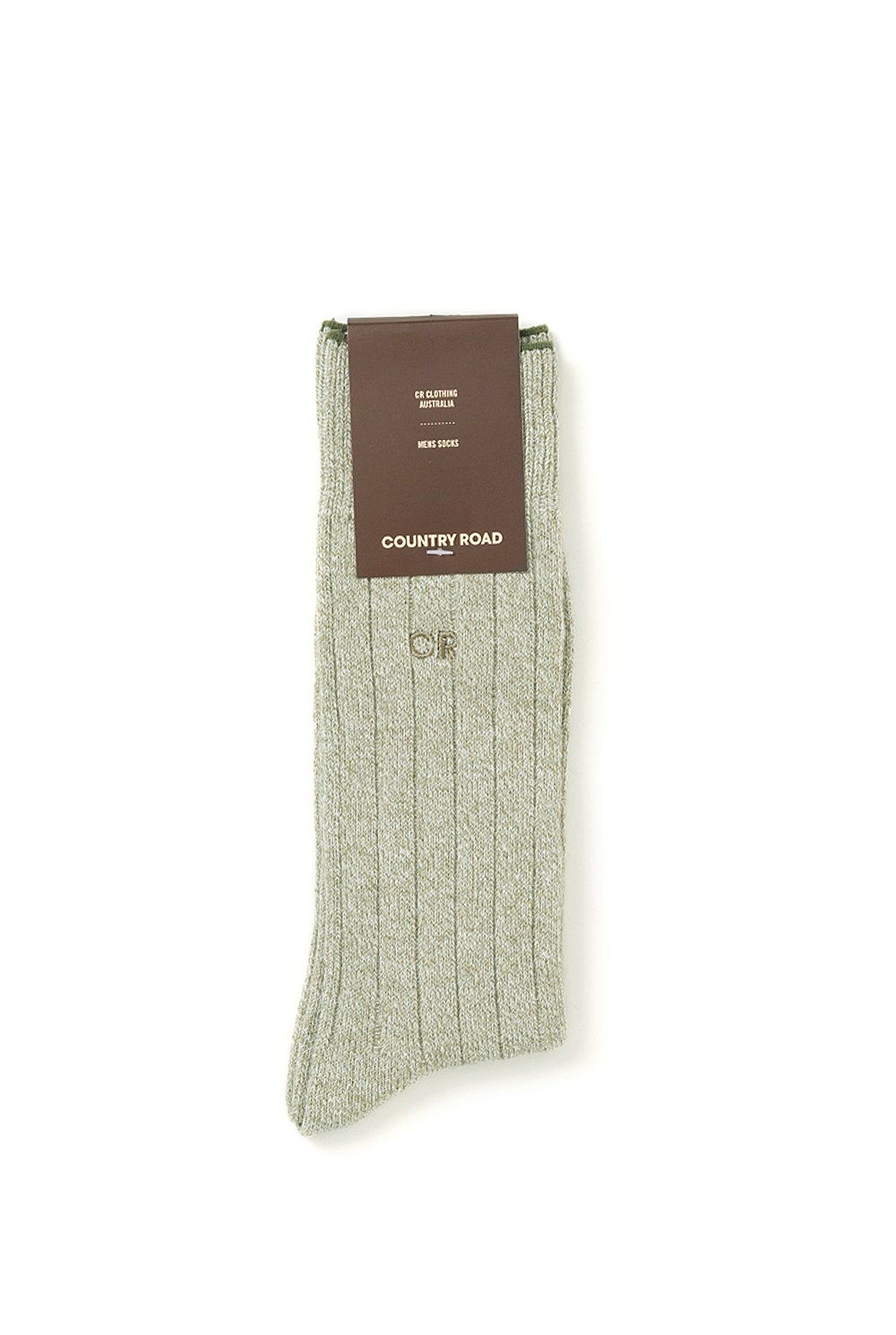 Textured Rib Crew Socks