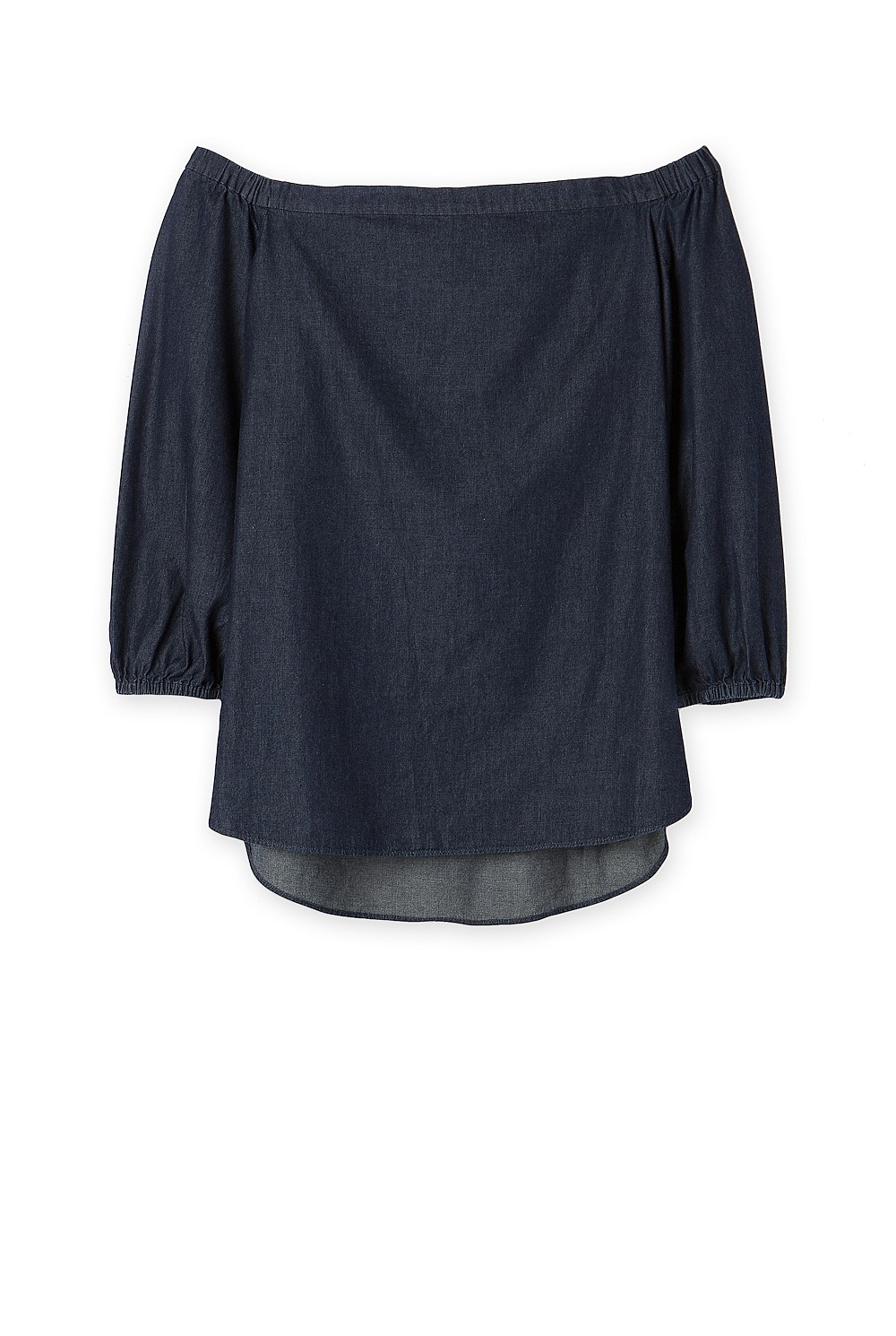 Denim Bandeau Shirt