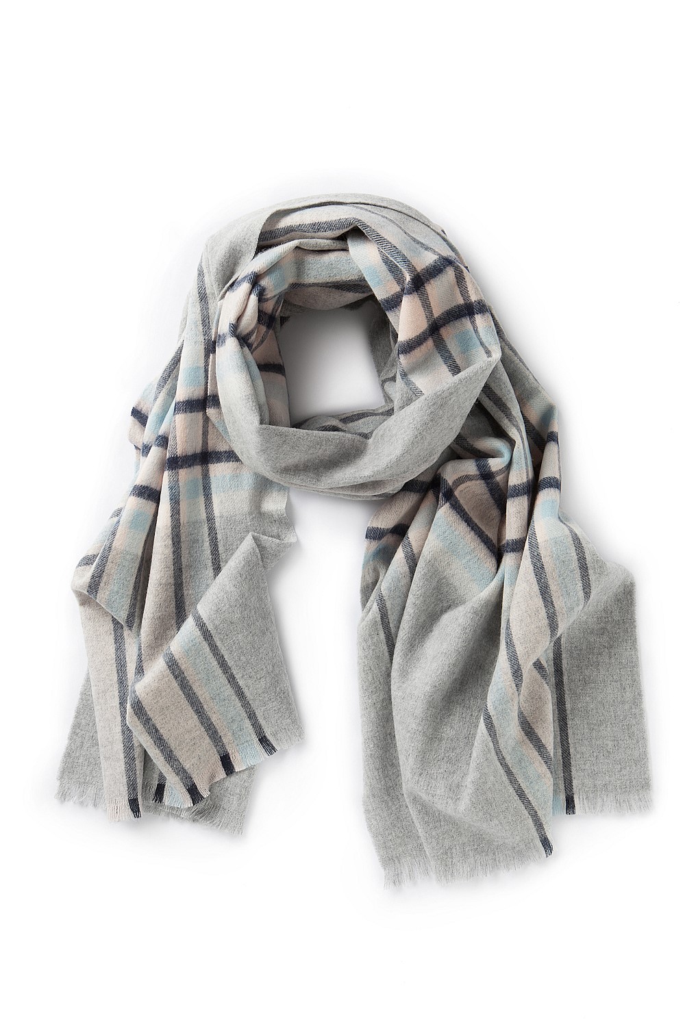 Multi Check Scarf