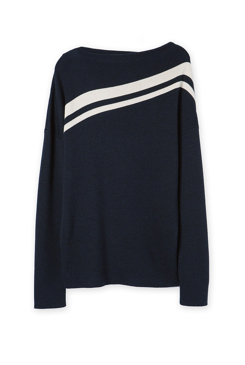Diagonal Stripe Knit