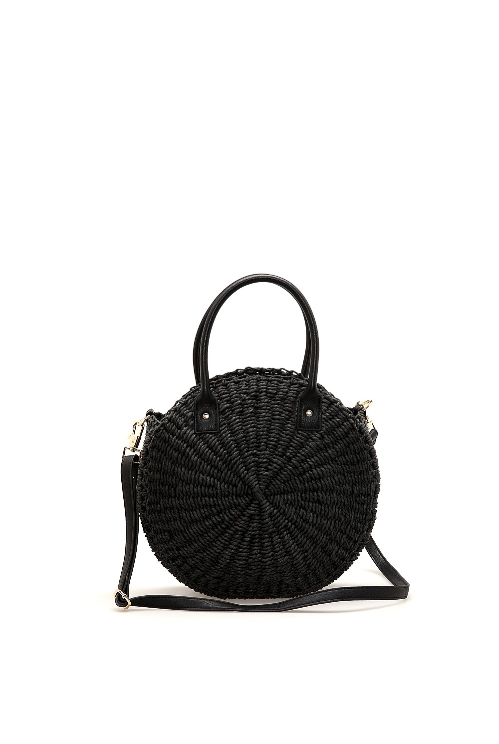 Round Woven Straw Bag