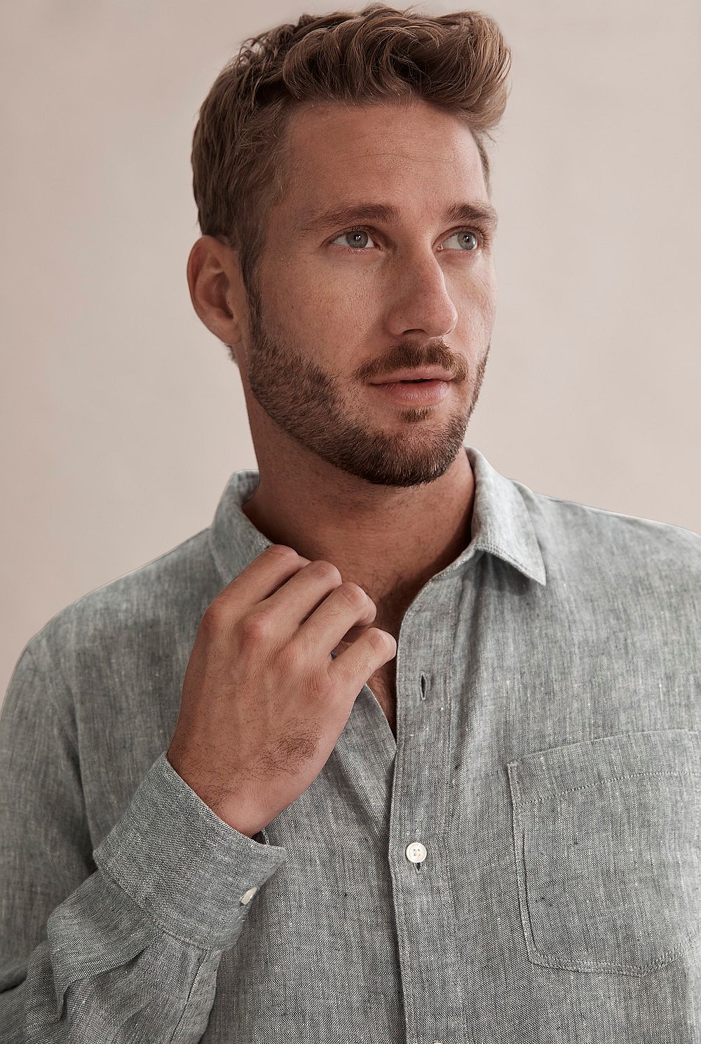 Long Sleeve Irish Linen Shirt
