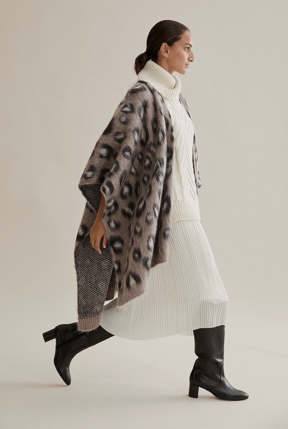 Leopard Poncho