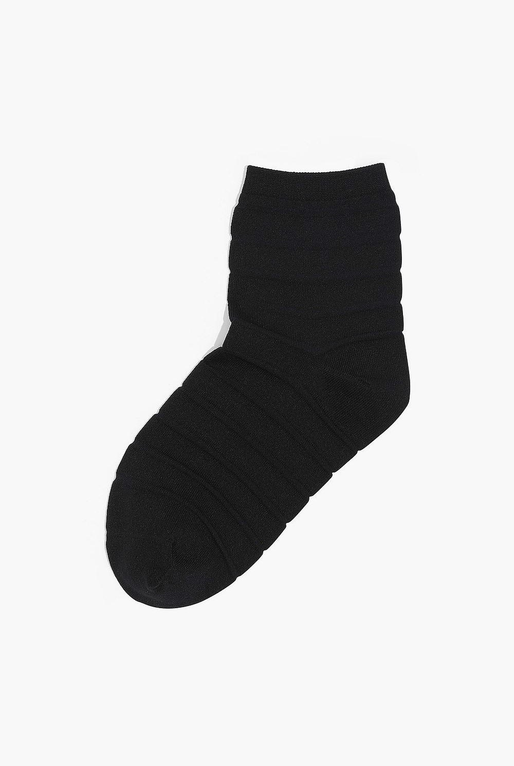 Sheer Stripe Quarter Crew Sock