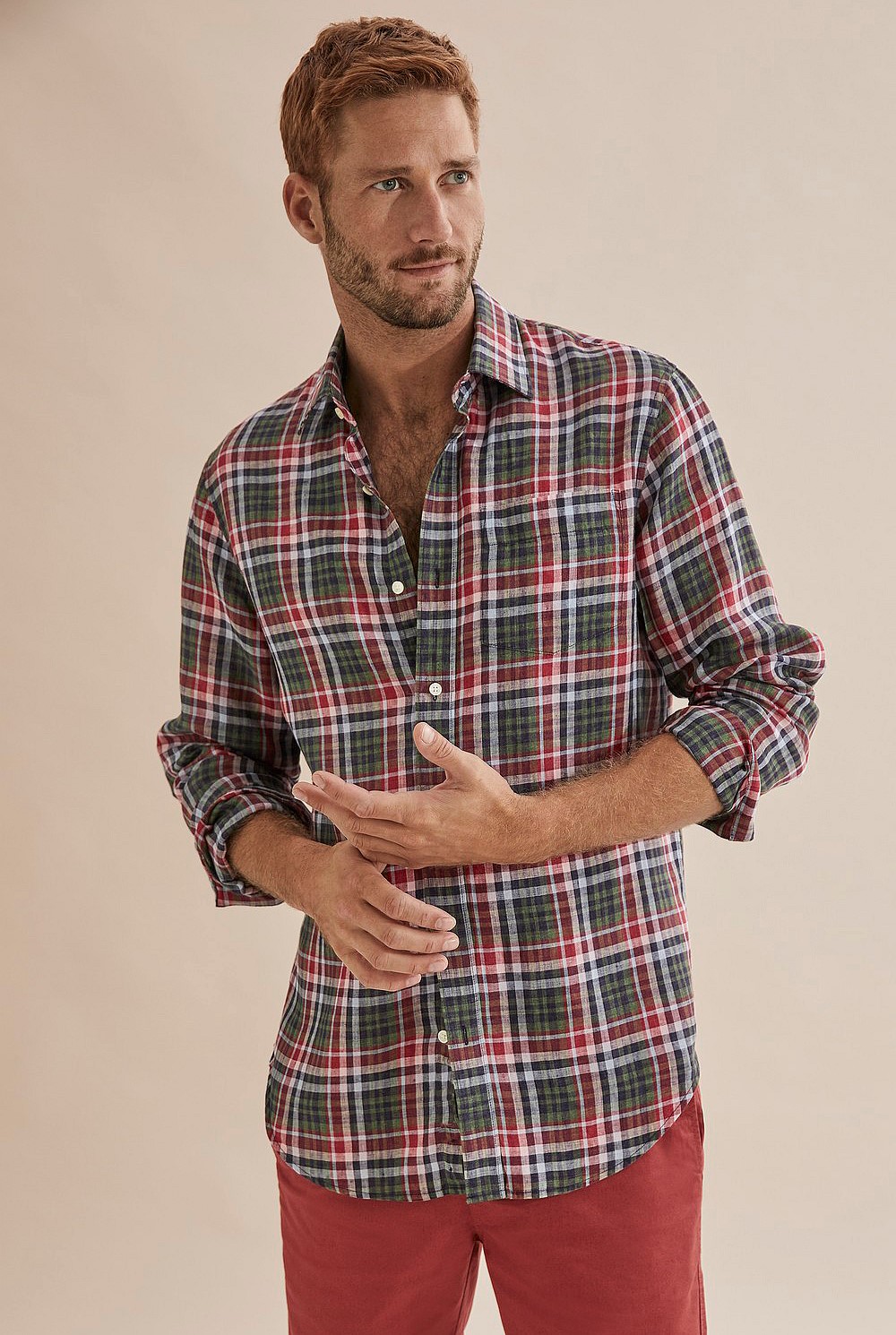 Regular Tonal Check Shirt