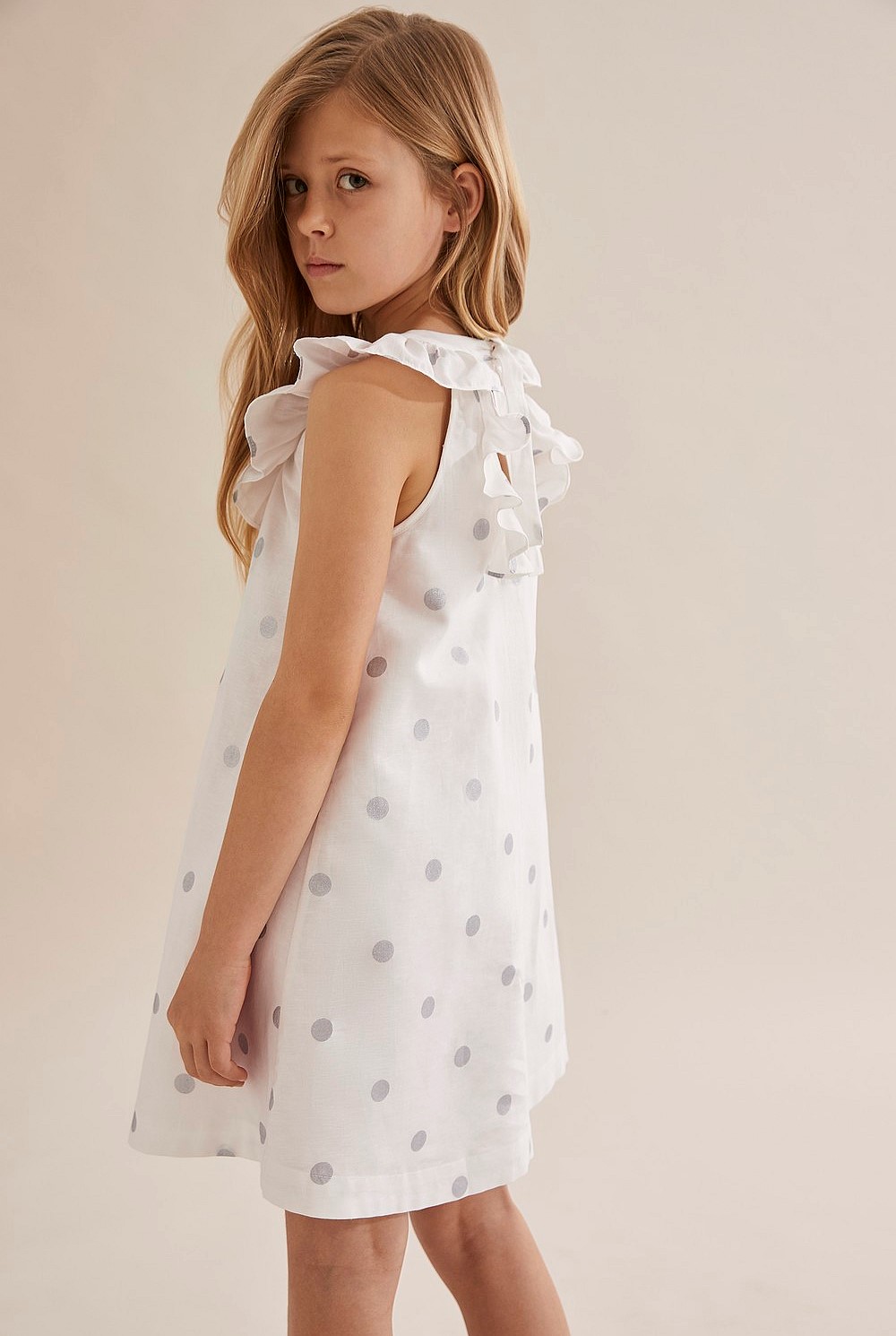 Frill Spot Dress