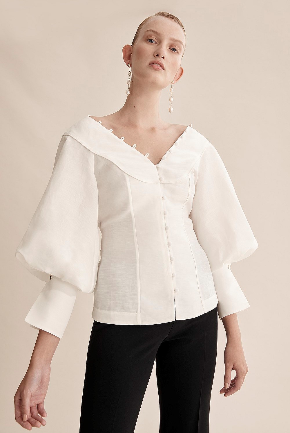 Tuck Detail Blouse