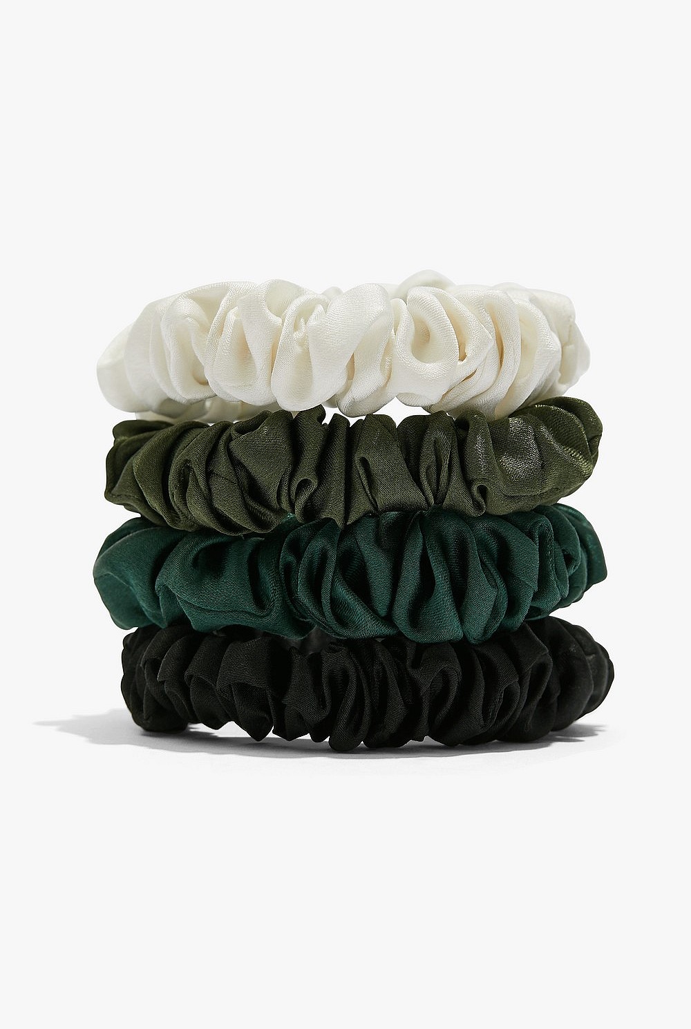 Silk Scrunchie Pack of 4