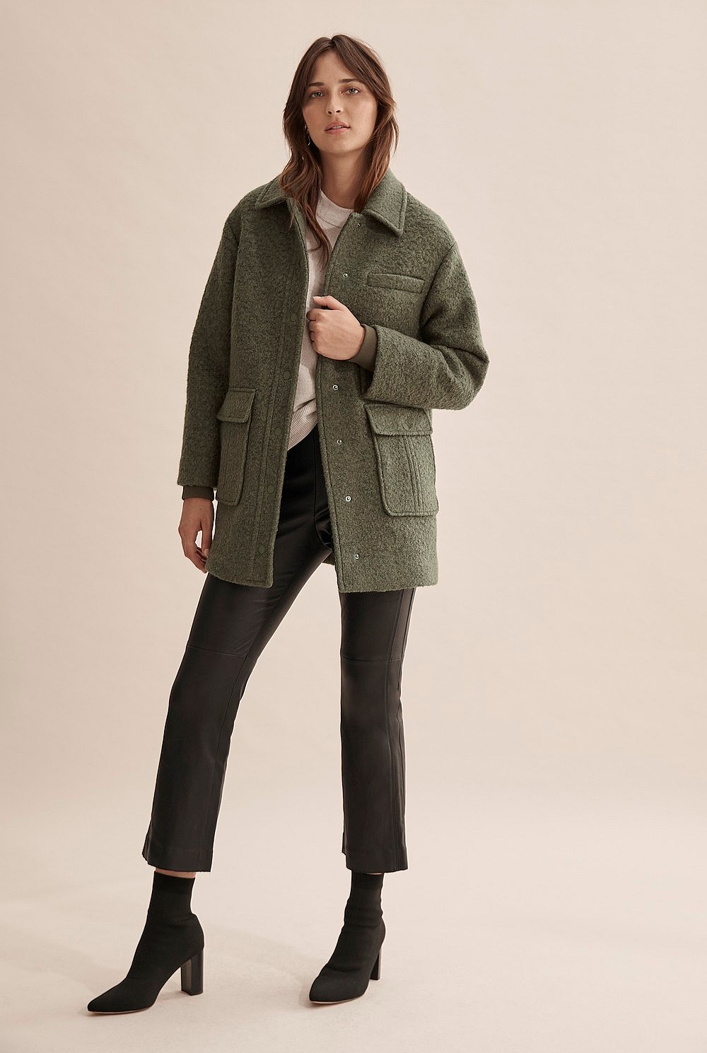 Wool Pocket Coat