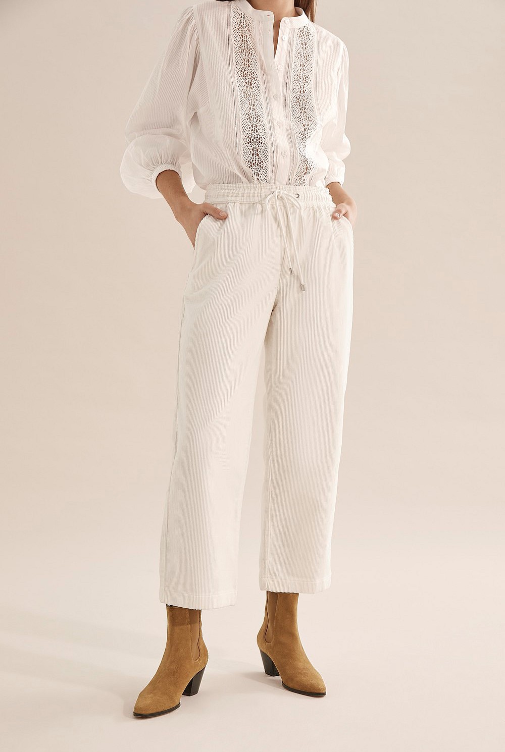Cord Drawcord Pant