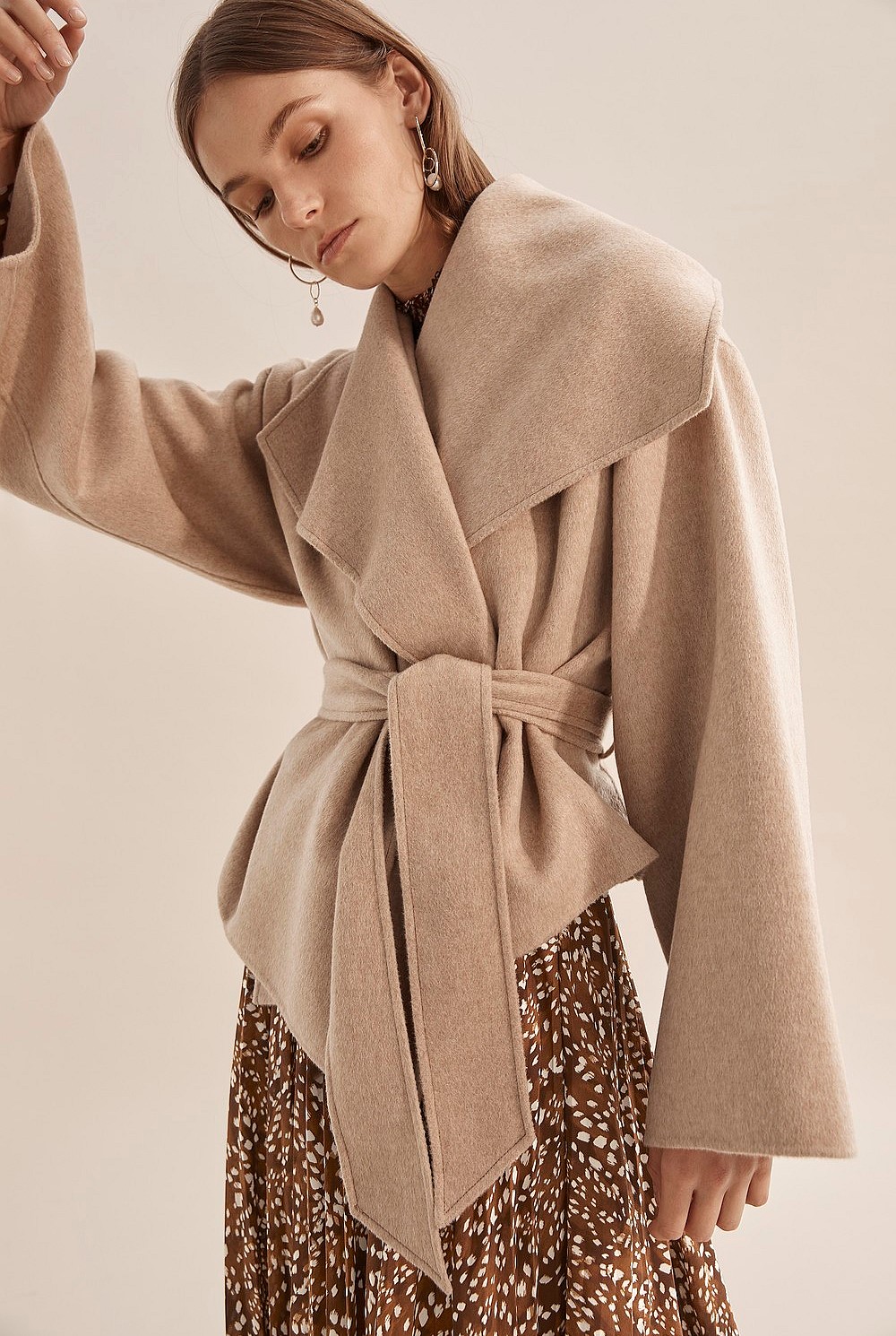 Short Wrap Coat