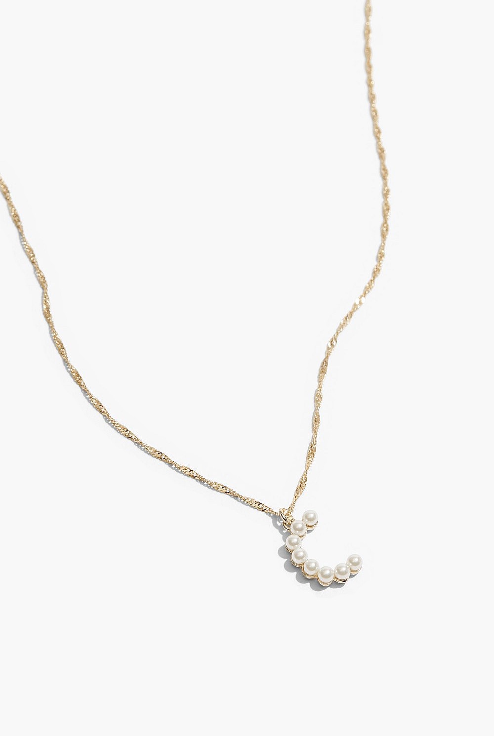 Initial Pearl Necklace