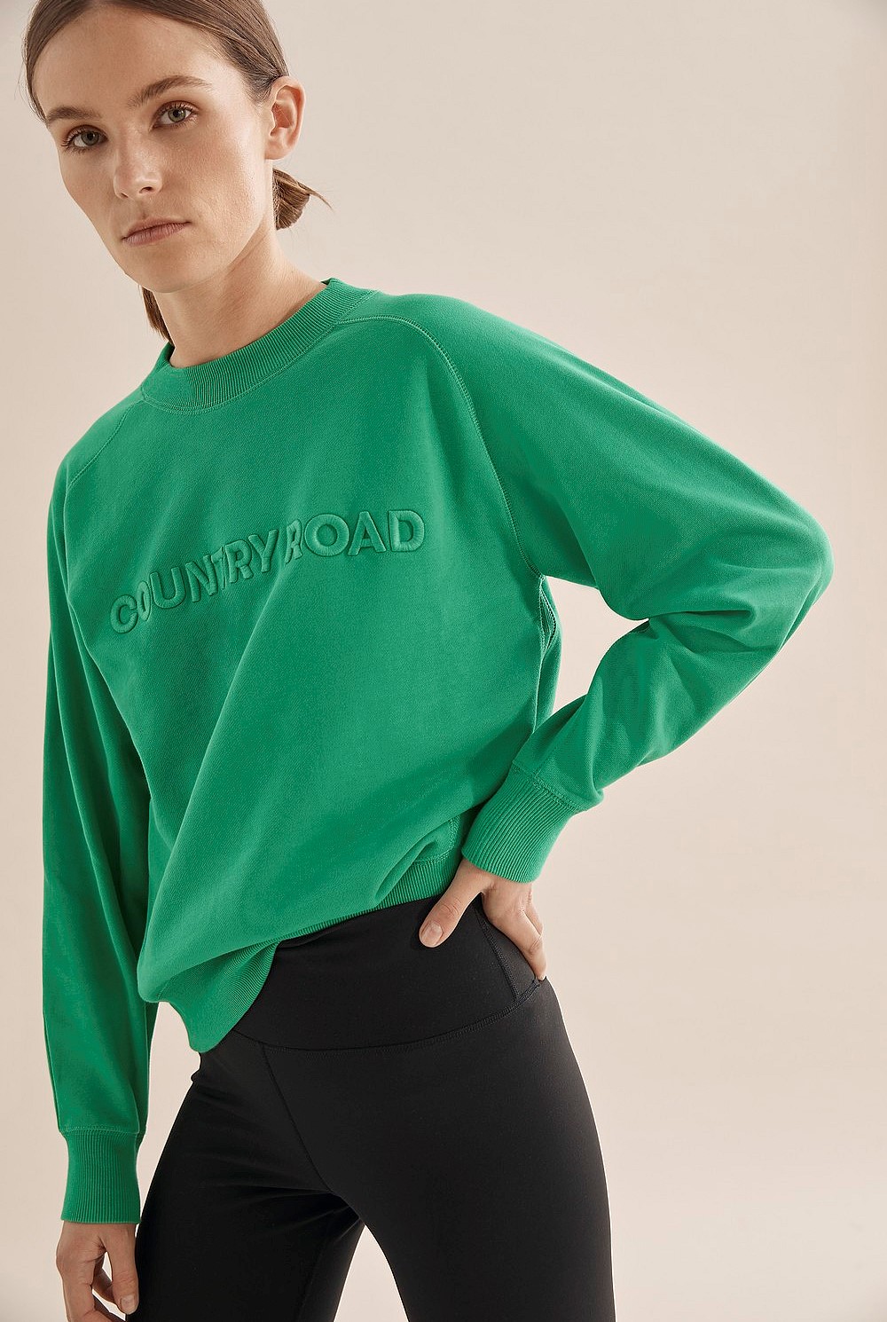 Verified Australian Cotton Heavy Embroidered Sweat