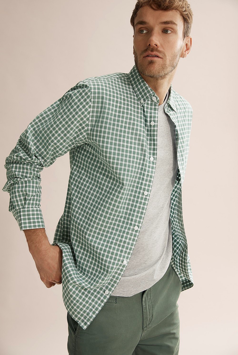 Regular Gingham Check Shirt