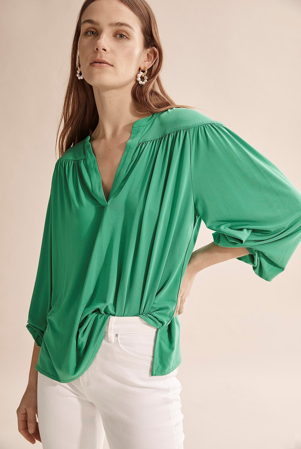 Fluid Long Sleeve Top