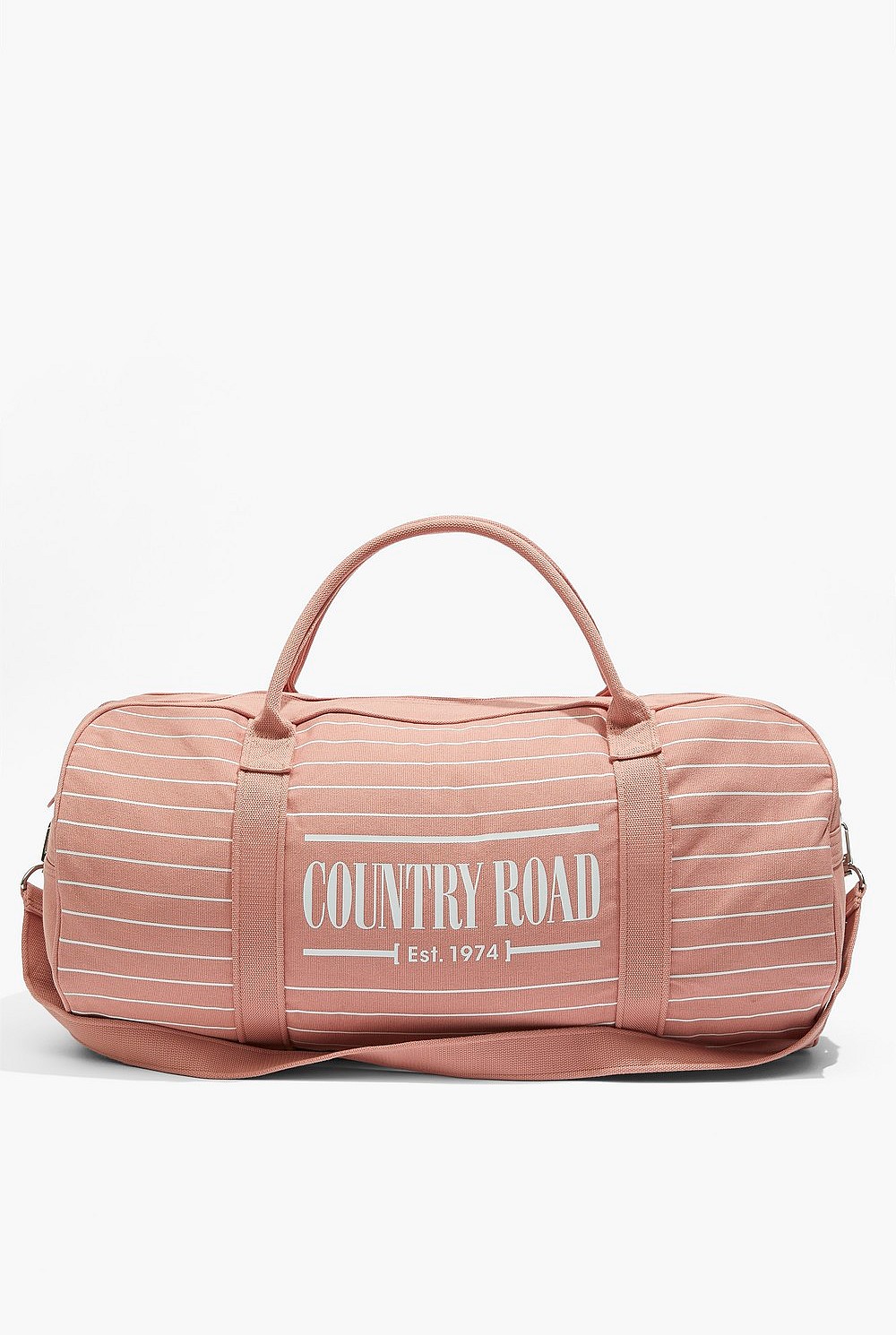Fine Stripe Logo Tote