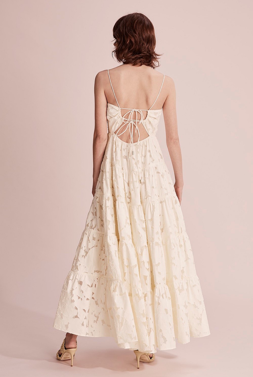 Textured Tiered Dress