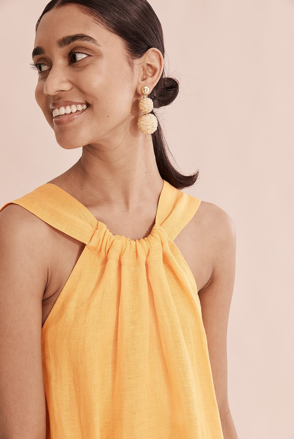 Alora Raffia Earring