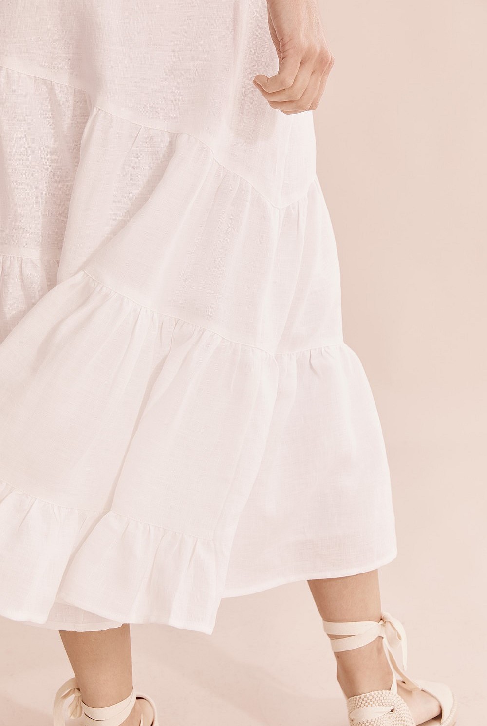 Linen Wrap Skirt